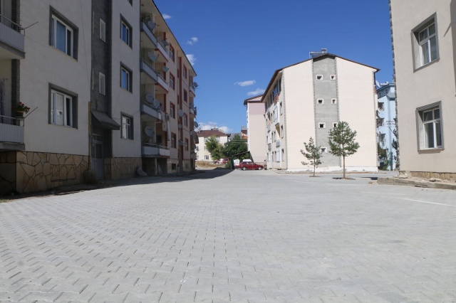 Şiran'da Parke Çalışmaları Devam Ediyor