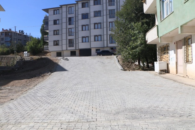 Şiran'da Parke Çalışmaları Devam Ediyor