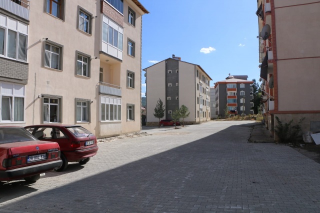 Şiran'da Parke Çalışmaları Devam Ediyor