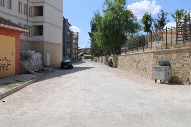 Şiran'da Parke Çalışmaları Devam Ediyor