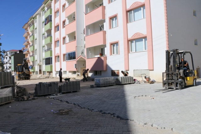 Şiran'da Parke Çalışmaları Devam Ediyor