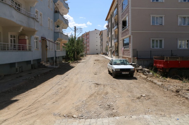 Şiran'da Parke Çalışmaları Devam Ediyor