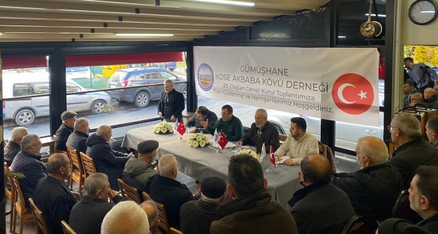 Akbaba Köyü Derneği'nde Yeni Başkan Fatih Çevik Oldu