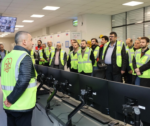 GÜMÜP, Silivri Seymen Enerji Üretim Tesisi'ni gezdi