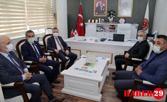 Vali Taşbilek’ten Başkan Erdoğdu’ya Hayırlı Olsun Ziyareti