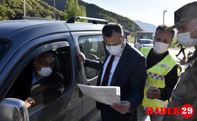 Gümüşhane’de ‘Tam Kapanma’ Denetimi