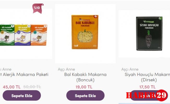 Aşçı Anne'nin Sağlıklı Bebek Makarnası Çeşitleri