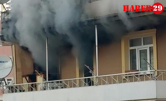 Gümüşhane’de Ev Yangını Korkuttu