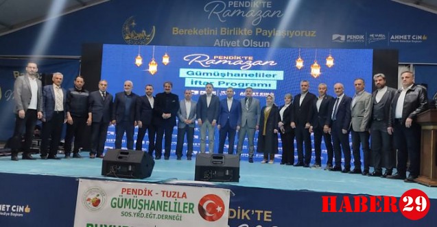 Gümüşhaneliler Pendik’teki İftarda Buluştu