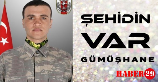 Şehidin var Gümüşhane