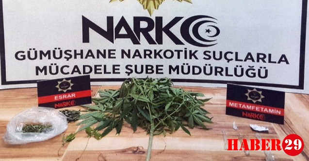 Gümüşhane’de Narkotik Operasyonu