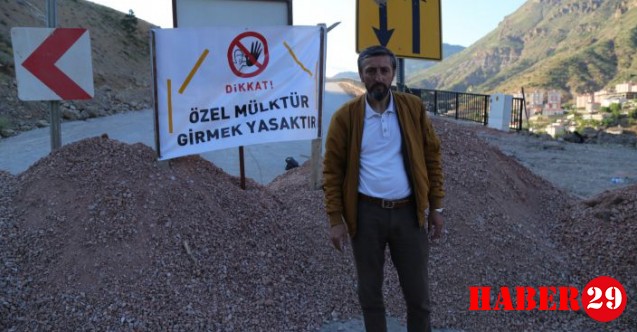 Yeni Gümüşhane Devlet Hastanesi yolu 27 gün sonra yine kapandı