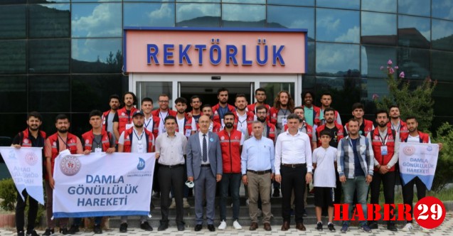 Damla Gönüllük Hareketi’nden Rektör Zeybek'e Ziyaret