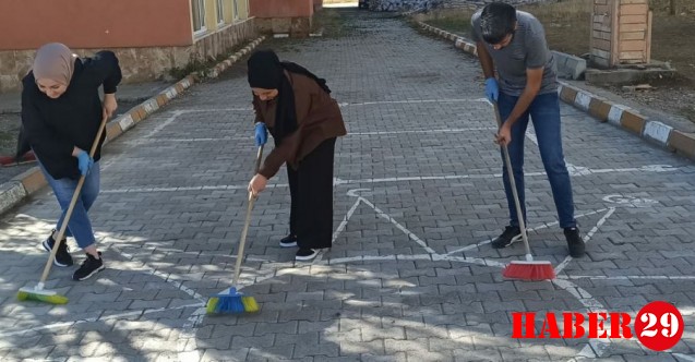 Şiran MYO Öğrencilerinden Şiran’da Örnek Çalışma
