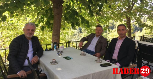 Harun Cansız’ı ziyaret ettiler.