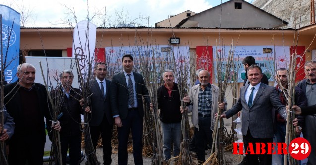 Gümüşhane’de üreticilere yem bitkisi ve fidan dağıtımı gerçekleştirildi