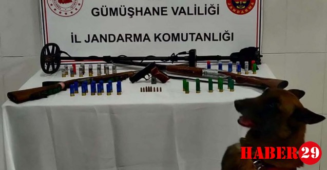 Gümüşhane Jandarma Ekiplerince El Yapımı Silah Ele Geçirildi