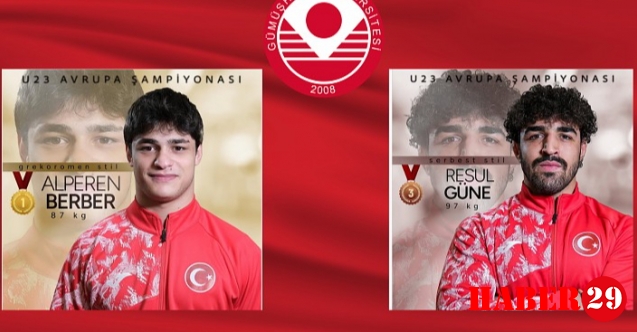 Gümüşhane Üniversitesi güreşçileri Avrupa’da zirvede