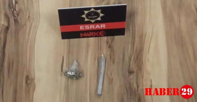 Süleymaniye yolunda esrar ele geçirildi