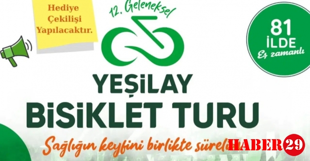 Yeşilay Bisiklet Turu 1 Haziran’da yapılacak