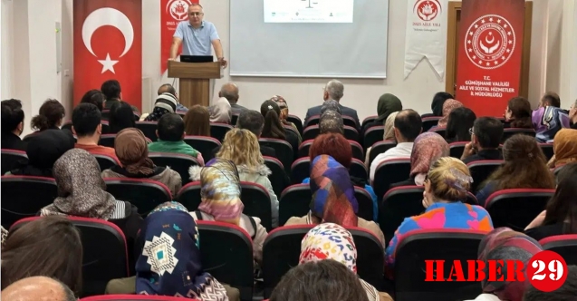Gümüşhane’de “Aile ve Hukuk” söyleşisi gerçekleştirildi
