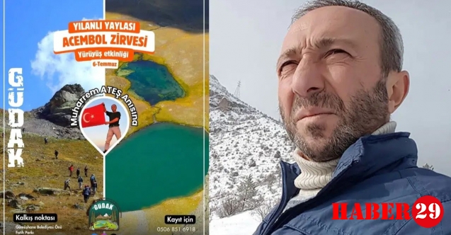 Gümüşhane’de Muharrem Ateş anısına zirve tırmanışı yapılacak