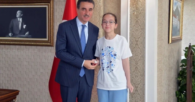 Vali Baruş’tan Türkiye Birincisi Melek Zehra’ya altın