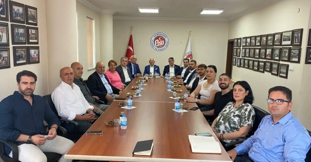 CHP Heyetinden GTSO'ya ziyaret: Gümüşhane'nin sorunları masaya yatırıldı