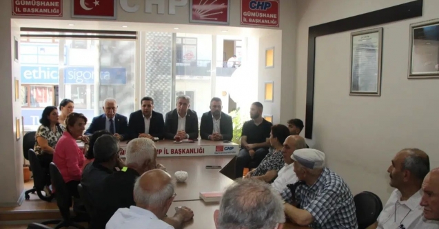 Cumhuriyet Halk Partisi (CHP), yaz dönemi saha çalışmaları kapsamında Gümüşhane’ye çıkarma yaptı.