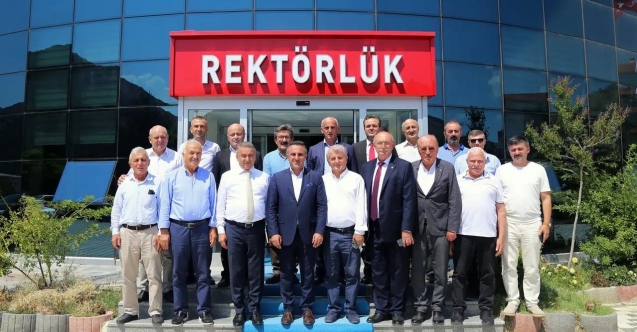 GÜSİAD ve GÜKAV Heyetinden Rektör Yıldız’a ziyaret