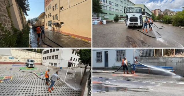 Belediye'den okullarda temizlik seferberliği