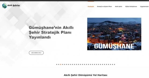Gümüşhane, Akıllı Şehirler Portalı’nda Yerini Aldı