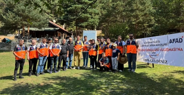 Gümüşhane’de Destek AFAD Gönüllüleri Kent Ormanında buluştu