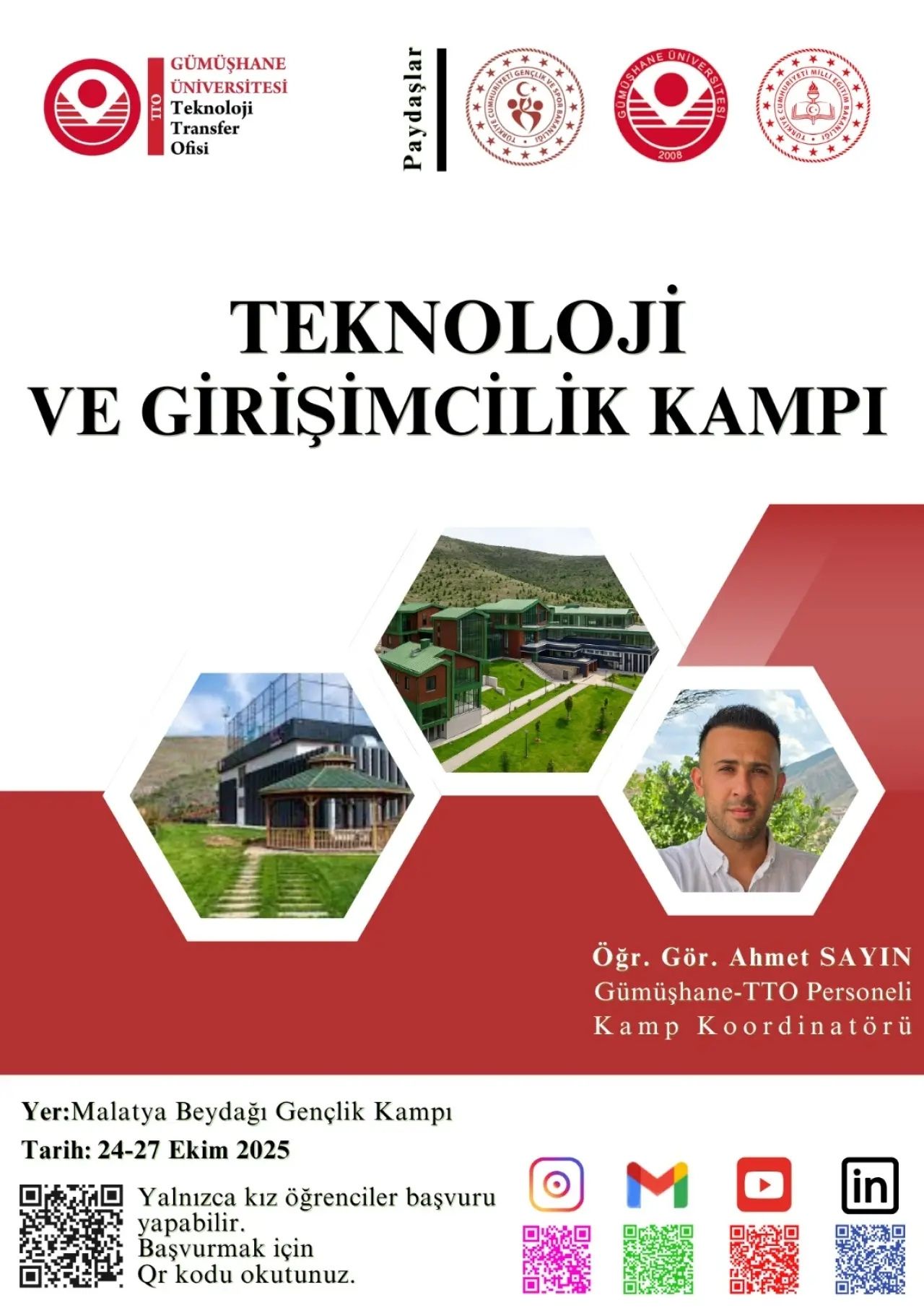 Gençler Teknoloji ve Girişimcilik Kampında buluşacak
