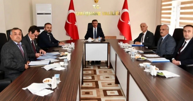 Gümüşhane’de “Kırsal Alanda Kamu Altyapı Yatırımları” ön hazırlık toplantısı yapıldı