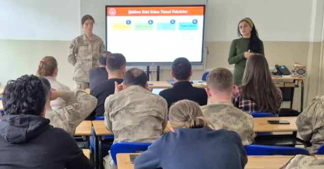 Gümüşhane’de Kolluk Kuvvetlerine "Şiddetle Mücadele" Eğitimi