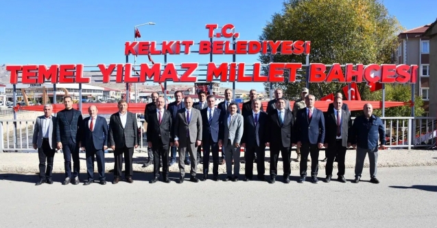 Gümüşhane’nin ilk millet bahçesi Kelkit’te hizmete girdi