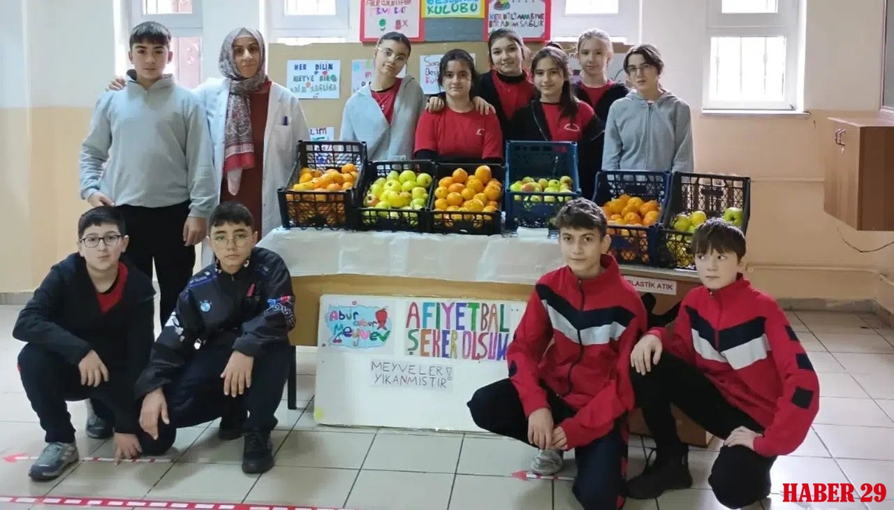 Gazipaşa Ortaokulu'nda 'Yerli ve Sağlıklı' Dönüşüm: Cips Yerine Elma, Çikolata Yerine Mandalina