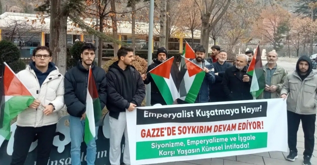 Gümüşhane’den Gazze için hükümete ve dünyaya net çağrı: "Soykırıma ortak olmayın, vanaları kapatın"