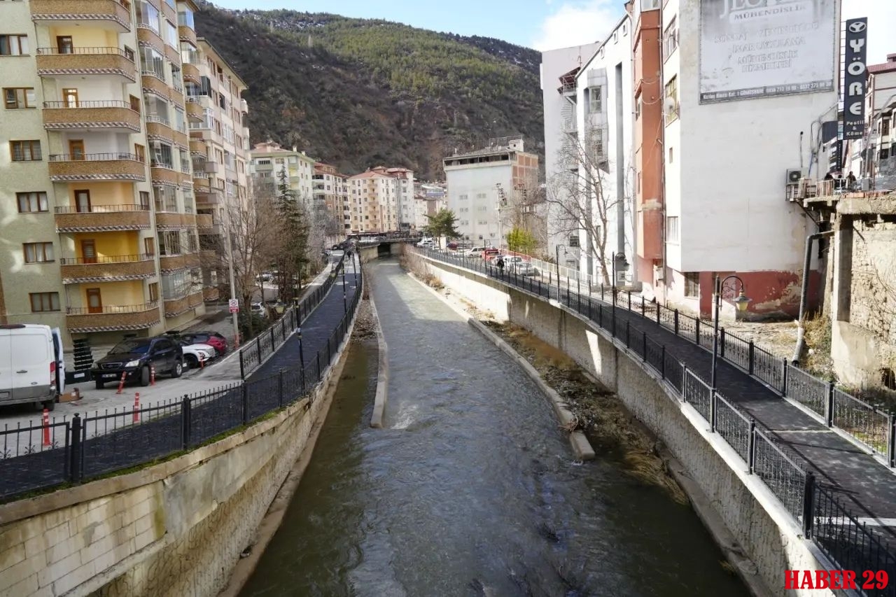 Harşit Çayı kış ayında son 15 yılın en yüksek seviyesine ulaştı
