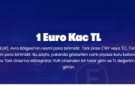 Online Alışverişte Euro Kuru Fiyatları Nasıl Etkiliyor?