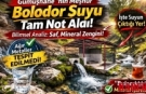 Gümüşhane’nin Asırlık Bilmecesi Çözüldü: Bolodor Suyu Laboratuvardan "Tam Not" Aldı