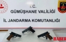 Torul’da Jandarma'dan silah kaçakçılığı operasyonu: 3 silah ve 2 şüpheli yakalandı