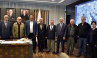 Nuri Dayı Şenliği Derneği Heyeti, Başkan Başer’e iade ziyaretinde bulundu