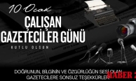 10 Ocak Çalışan Gazeteciler Günü mesajları