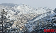 Gümüşhane’de kar görsel şölene dönüştü