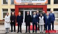 Vali Baruş’tan Hayme Ana Mesleki ve Teknik Anadolu Lisesi’ne Ziyaret