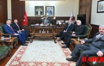 Eskişehirdeki Gümüşhaneliler Derneği’nden Vali Hüseyin Aksoy’a ziyaret