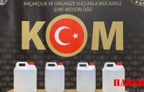 Gümüşhane’de 20 litre etil alkol ele geçirildi