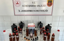 Kelkit’te sahte alkol yapanlar Jandarma’dan kaçamadı